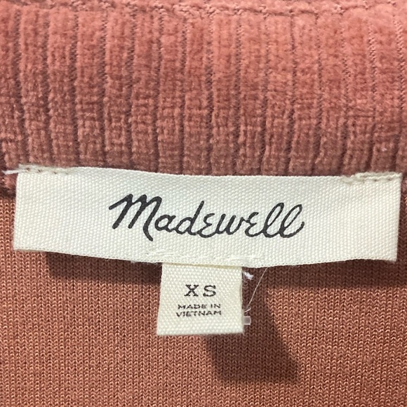 Madewell Knit Corduroy Crop Shirt Jacket - Picture 8 of 10
